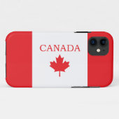 Coques Case-Mate iPhone Drapeau canadien (Dos (Horizontal))