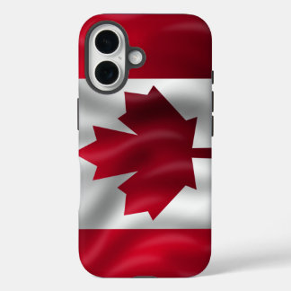 Coques iPhone 16 Drapeau canadien