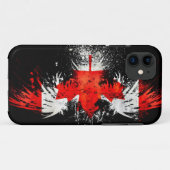 Coques Case-Mate iPhone Drapeau canadien (Dos (Horizontal))