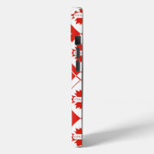 Coques Case-Mate iPhone Drapeau canadien avec feuilles d'érable (Verso / Gauche)