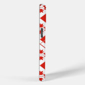 Coques Case-Mate iPhone Drapeau canadien avec feuilles d'érable (Verso / Droite)