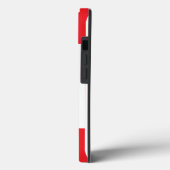 Coques Case-Mate iPhone Drapeau canadien en rouge et blanc avec feuille d' (Verso / Gauche)