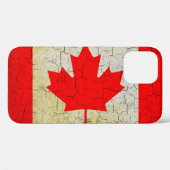 Coques Case-Mate iPhone Drapeau canadien fissuré Coque-coque iphone (Verso (horizontal))