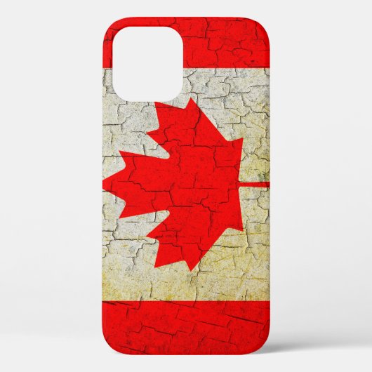 Coques Case-Mate iPhone Drapeau canadien fissuré Coque-coque iphone (Verso)