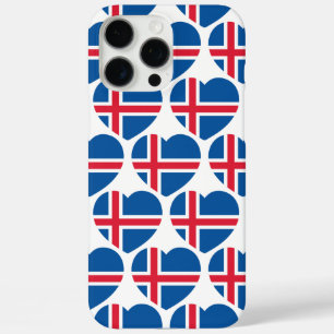 Coques iPhone 16 Pro Max Drapeau cardiaque islandais