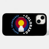 COQUES Case-Mate iPhone DRAPEAU CENTENAIRE D'ÉTAT DE COLORADO (Verso (horizontal))