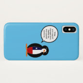 Coques Case-Mate iPhone Drapeau Chilien Faune Manchot Cadeau Personnalisé (Dos (Horizontal))