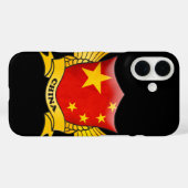 Coques Case-Mate iPhone Drapeau chinois (Verso (horizontal))