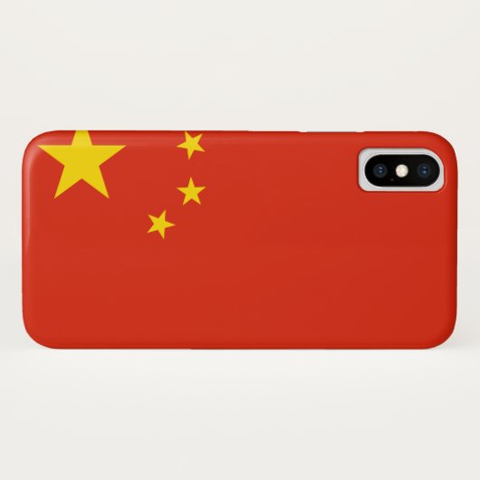 Coques Case-Mate iPhone Drapeau chinois (Dos (Horizontal))