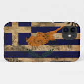 Coques Case-Mate iPhone Drapeau chypriote grec (Dos (Horizontal))