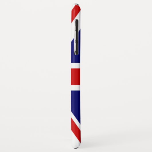 Coques Case-Mate iPhone Drapeau classique du Royaume-Uni (Dos/Gauche)