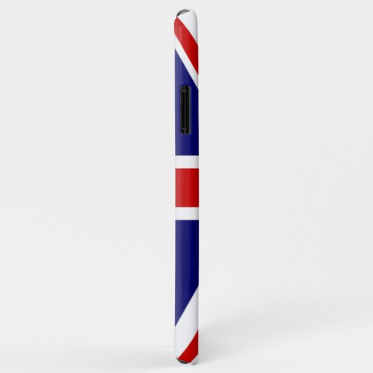 Coques Case-Mate iPhone Drapeau classique du Royaume-Uni (Dos/Droite)