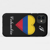 Coques Case-Mate iPhone Drapeau colombien de la Colombie (Dos (Horizontal))