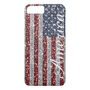 Coque Case-Mate Pour iPhone Drapeau cool tendance Amérique brillant fausse par