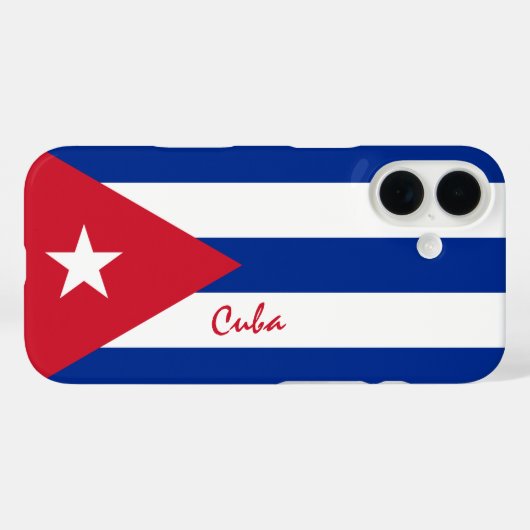 Coques Case-Mate iPhone Drapeau cubain Coque, Cuba mode / sports (Verso (horizontal))
