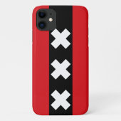 Coques Case-Mate iPhone Drapeau d'Amsterdam (Dos)