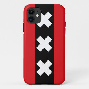 Coques Pour iPhone Drapeau d'Amsterdam