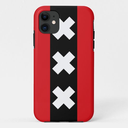 Coques Case-Mate iPhone Drapeau d'Amsterdam (Dos)