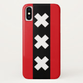 Coques Case-Mate iPhone Drapeau d'Amsterdam (Dos)
