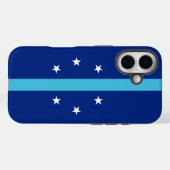 Coques Case-Mate iPhone Drapeau d'Anaheim, Californie (Verso (horizontal))