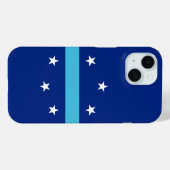 Coques Case-Mate iPhone Drapeau d'Anaheim, Californie (Verso (horizontal))