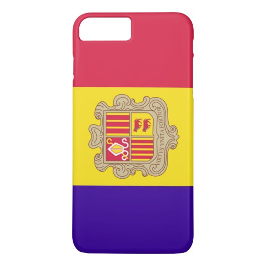 Coques Case-Mate iPhone Drapeau d'Andorre (Dos)