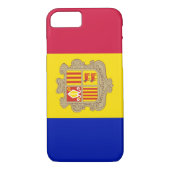 Coques Case-Mate iPhone Drapeau d'Andorre patriotique (Dos)