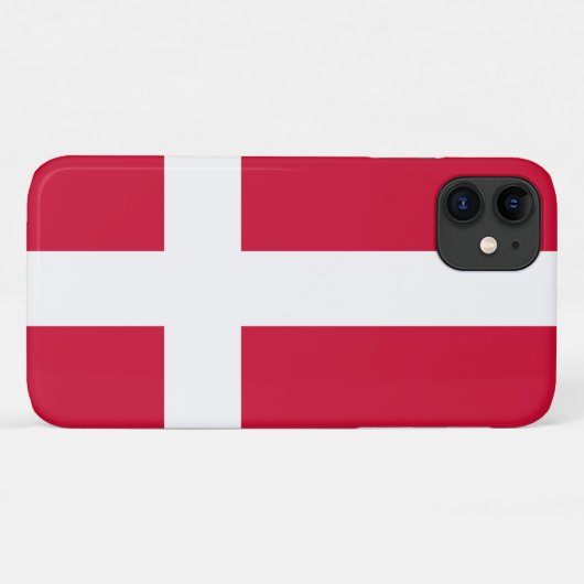 Coques Case-Mate iPhone Drapeau danois (Dos (Horizontal))