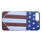 Coques Case-Mate iPhone Drapeau dans la forme de coeur peinte sur la (Dos (Horizontal))