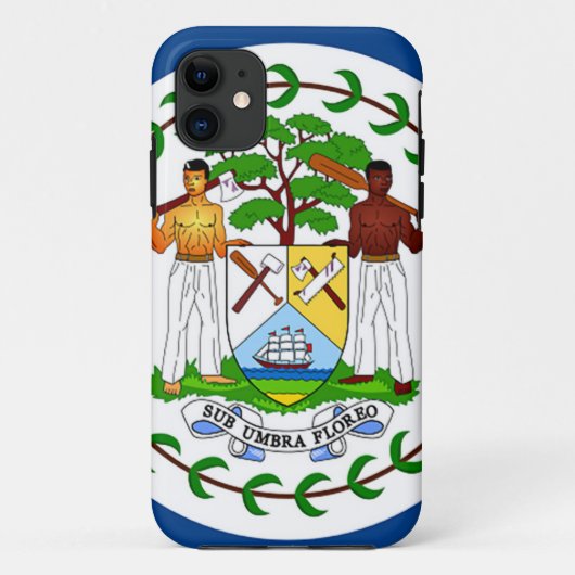 Coques Case-Mate iPhone Drapeau de Belize (Dos)