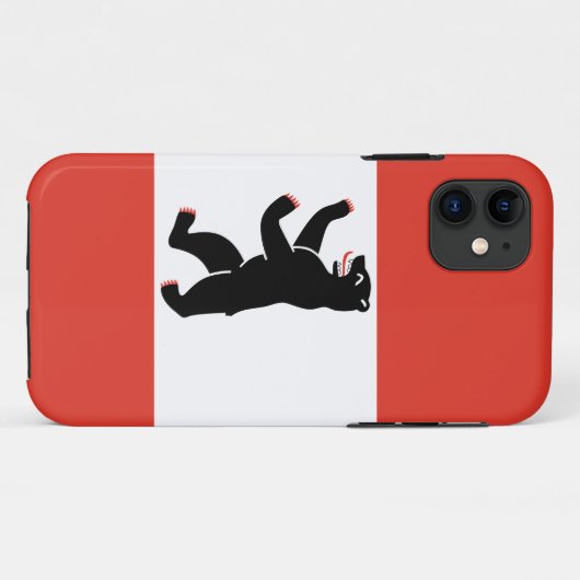 Coques Case-Mate iPhone Drapeau de Berlin Case-Mate iPhone Case (Dos (Horizontal))