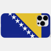 Coques Case-Mate iPhone Drapeau de Bosnie-Herzégovine (Verso (horizontal))