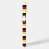 Coques Case-Mate iPhone drapeau de Brunei rayures pays modèle blanc noir r (Verso / Droite)