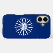 Coques Case-Mate iPhone Drapeau de Buffalo, New York (Verso (horizontal))