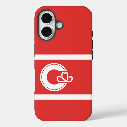 Coques Case-Mate iPhone Drapeau de Calgary (Alberta) Coque-coque iphone (Verso)