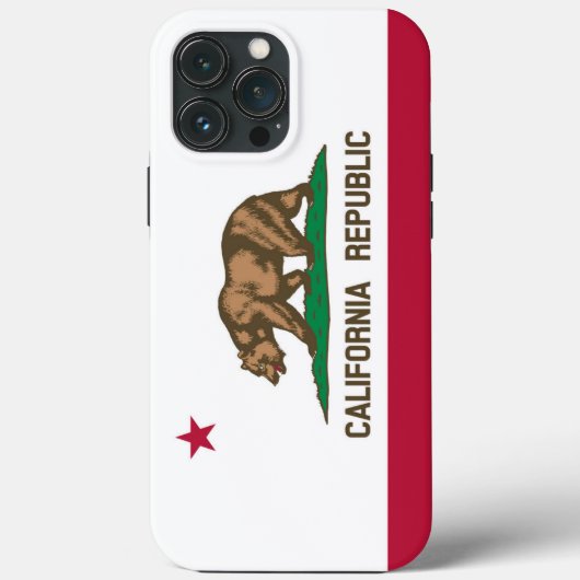 Coques Case-Mate iPhone Drapeau de Californie (Verso)