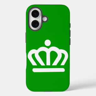 Coques iPhone 16 Drapeau de Charlotte, Caroline du Nord Coque-Mate