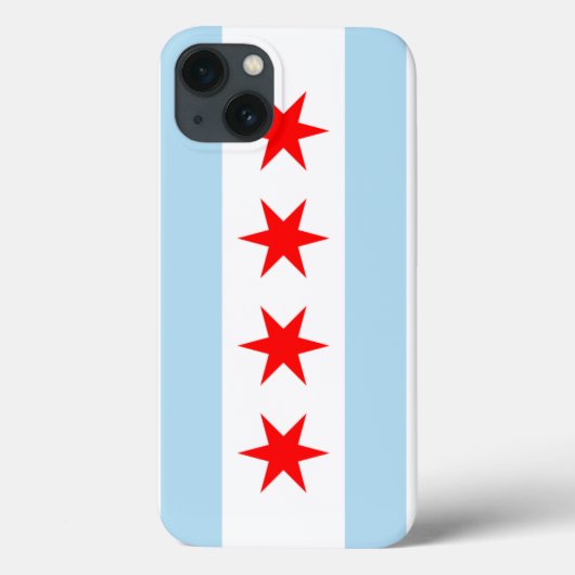 Coques Case-Mate iPhone Drapeau de Chicago (Verso)