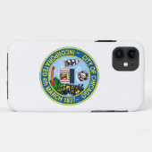 Coques Case-Mate iPhone Drapeau de Chicago (Dos (Horizontal))