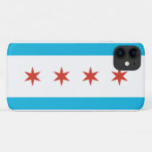 Coques Case-Mate iPhone Drapeau de Chicago (Dos (Horizontal))