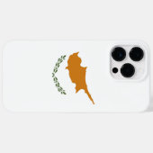 Coques Case-Mate iPhone Drapeau de Chypre (Verso (horizontal))