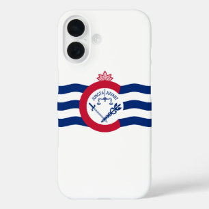 Coques iPhone 16 Drapeau de Cincinnati, Ohio
