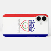 Coques Case-Mate iPhone Drapeau de Cleveland, Ohio (Verso (horizontal))