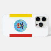 Coques Case-Mate iPhone Drapeau de Columbus, Ohio (Verso (horizontal))