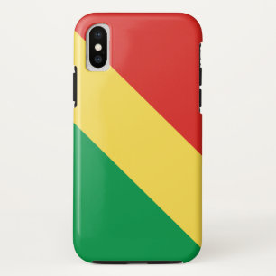 Coque iPhone X Drapeau de Congo-Brazzaville