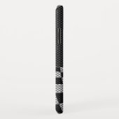 Coques Case-Mate iPhone Drapeau de course en fibre de carbone À damiers (Dos/Droite)