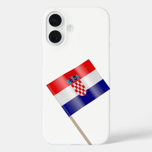 Coques Case-Mate iPhone Drapeau de Croatie (Verso)