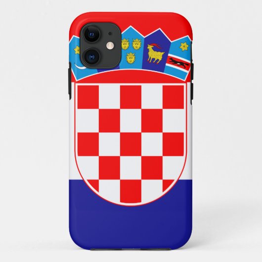 Coques Case-Mate iPhone Drapeau de Croatie (Dos)