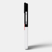 Coques Case-Mate iPhone Drapeau de croix des Templiers médiévaux (Verso / Gauche)