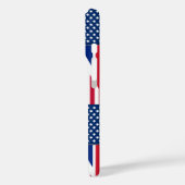 Coques Case-Mate iPhone Drapeau de double citoyenneté américain et britann (Verso / Gauche)